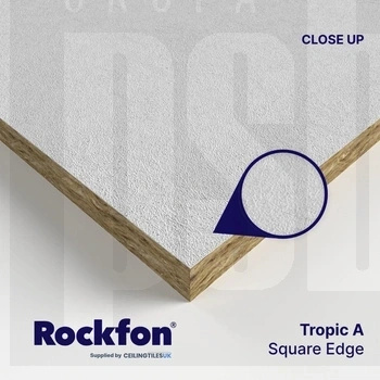 ROCKFON - płytka z wełny miner. TROPIC A15/24 1200x600x15 op. 11,52 m2   nr 131379