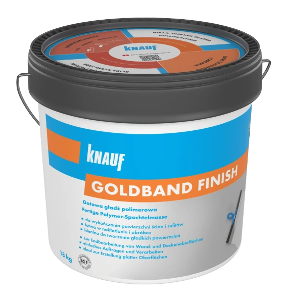 KNAUF gotowa gładź polimerowa Goldband Finish 18kg(33)