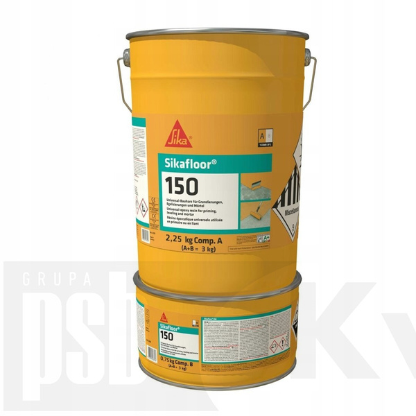 Sikafloor-150 – Uniwersalna żywica gruntująca i podkładowa (A+B), Bezbarwna 2,5kg+0,5kg (3kg)