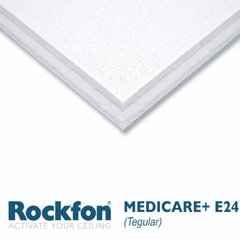 ROCKFON -płytka z wełny miner. MEDICARE PLUS E24S8 600x600x20 / 240155