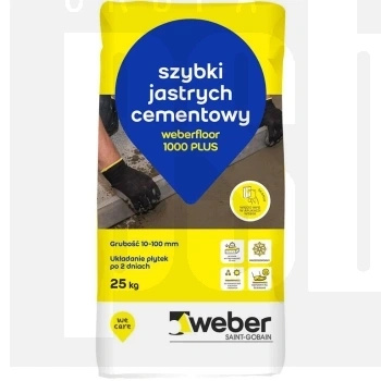 weber.floor 1000 PLUS posadzka cementowa 25 kg