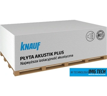 KNAUF pł. akustyczna 12,5 1200x2000 AKUSTIK PLUS (pal. 50szt)