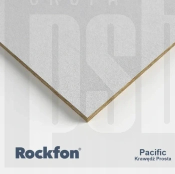 ROCKFON - płytka z wełny miner. PACIFIC A15/24, 600x600x15mm, pal 115,20m2 (10kart) nr 301896
