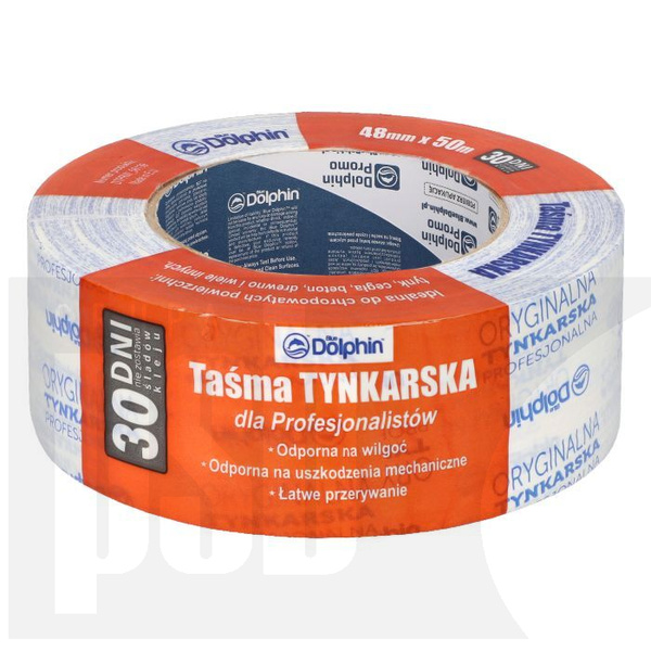 Tynkarska DT PR (W) [ZN] [30dni] 48mm x 50m (24)  BIAŁA (SKU)