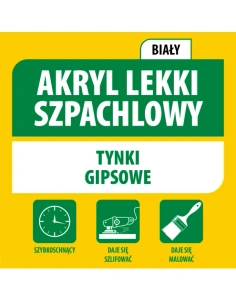 SOUDAL Akryl lekki szpachlowy biały 280 mL (SKU)