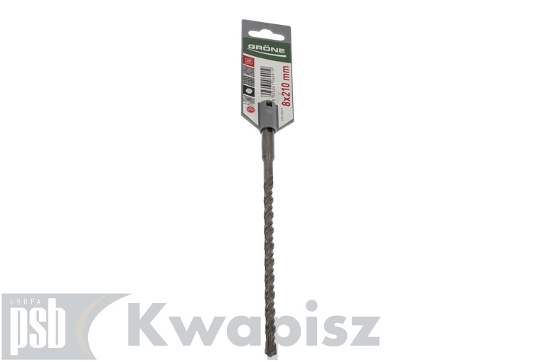 KAEM Wiertło krzyżowe 8x210mm SDS Plus zawieszka