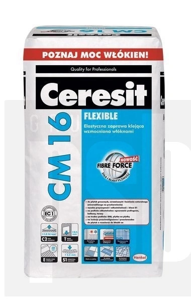 Klej Ceresit CM 16 Flexible | 25kg – Elastyczna Zaprawa Klejąca do Płytek i Gresu