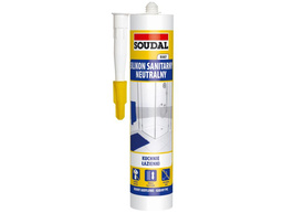 SOUDAL Silikon neut. sanitarny biały 280 mL (SKU)