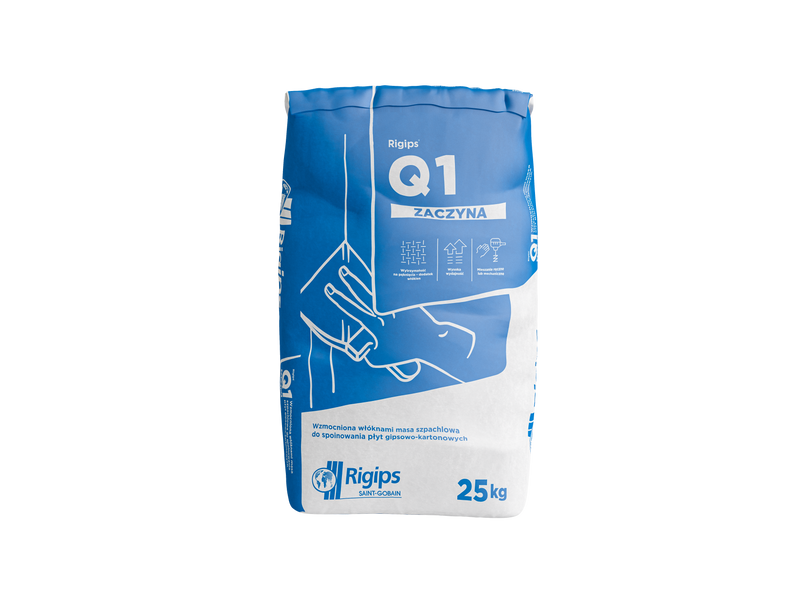 RIGIPS Masa szpachlowa Rigips Q1 Zaczyna worek 25 kg