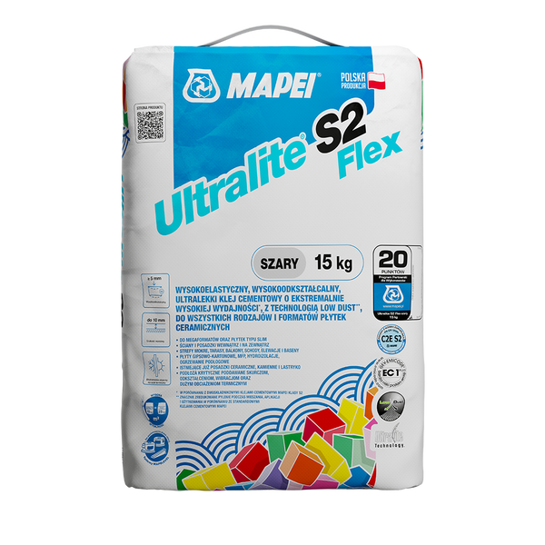 MAPEI Ultralite S2 Flex (LD) Szary op. 15 kg