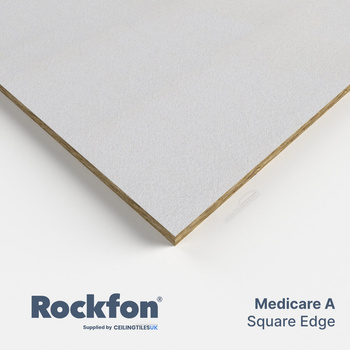 ROCKFON -płytka z wełny miner. MEDICARE STANDARD 600x600x15 A15/24, 138825 op.   11,52m2