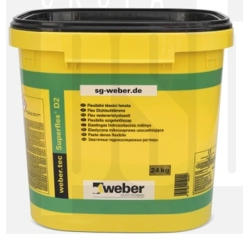 weber.tec Superflex D 2  30kg (komp. A+B) izolacja podpłytkowa (szlam)