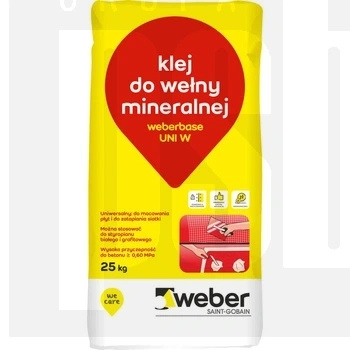 Weberbase UNI W klej do wełny, płyt i siatki  opk. 25kg