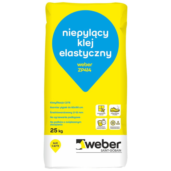 weber ZP414 elastyczna zapr. klej. do płytek 25kg