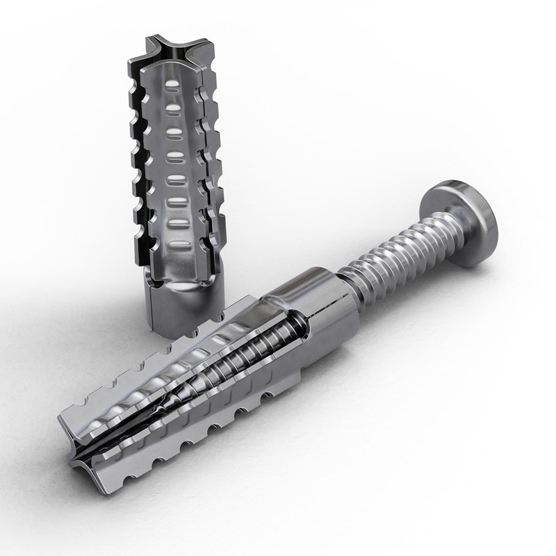 Metalowa kotwa rozporowa IDS SPAC 6x32mm z wkrętem 5,5x38mm | 40szt. – Do betonu komórkowego