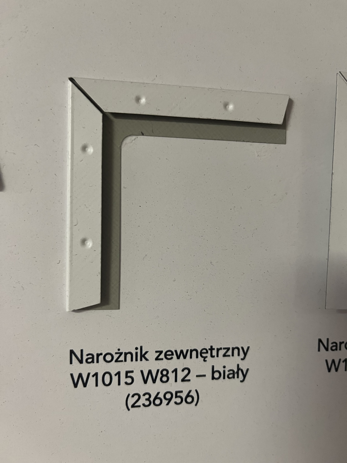 CMC narożnik zewn.do profili przyśc. opak. 50 szt. nr -1339-001 / 236956 / 73089059