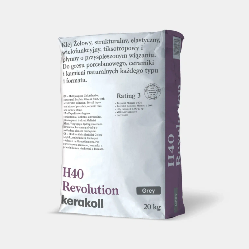 Kerakoll H40 REVOLUTION SZARY 20 KG (NEW)