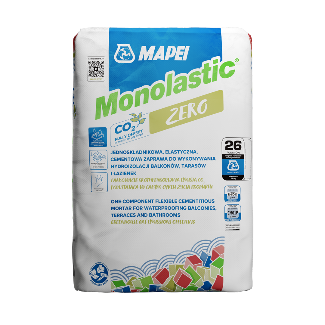 MAPEI Monolastic jendoskładnikowa hydroizolacja op. 20kg pal. 50 op.