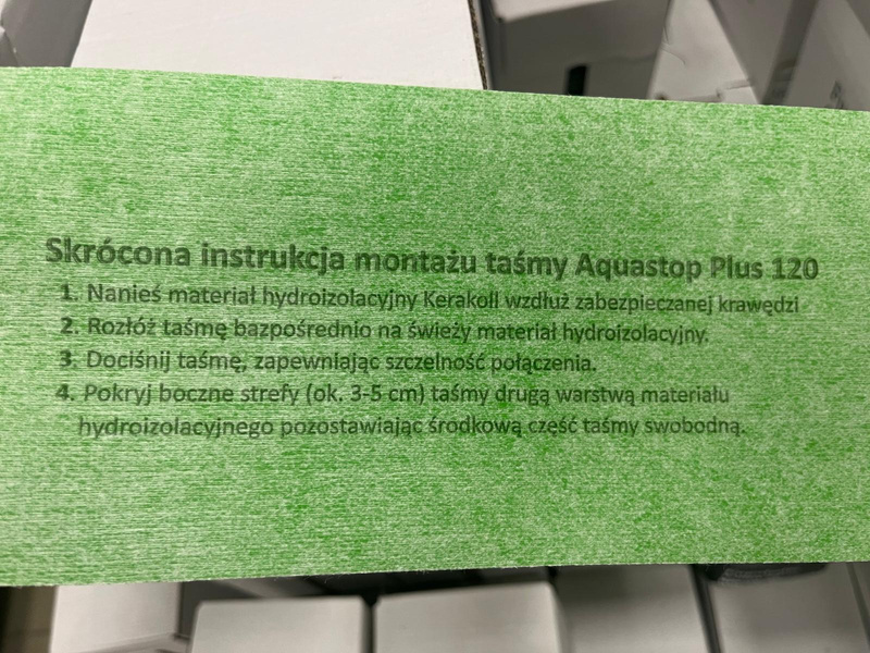 Kerakoll taśma Aquastop plus 120 50m