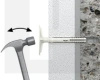 Kołek do izolacji z trzpieniem metalowym 10x140 mm – Opakowanie 250 sztuk (Łącznik do wełny i styropianu)