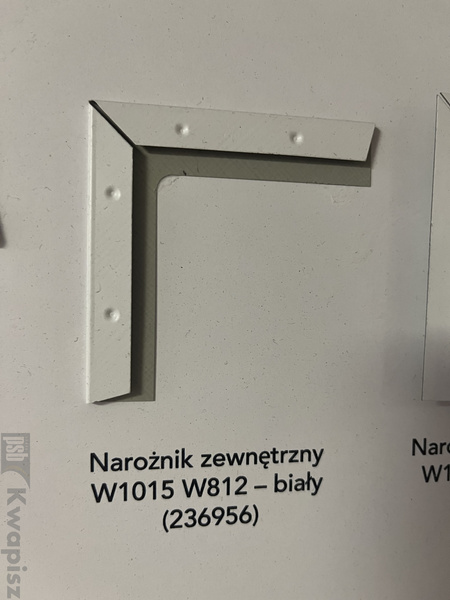 CMC narożnik zewn.do profili przyśc.schodkowych opak.  50 szt. nr -1339-001 / 236956 / 73089059