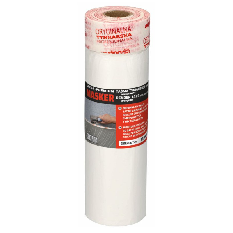 Masker tynkarski 30 dni z folią malarską (210cm x 15m) (8) antychlap