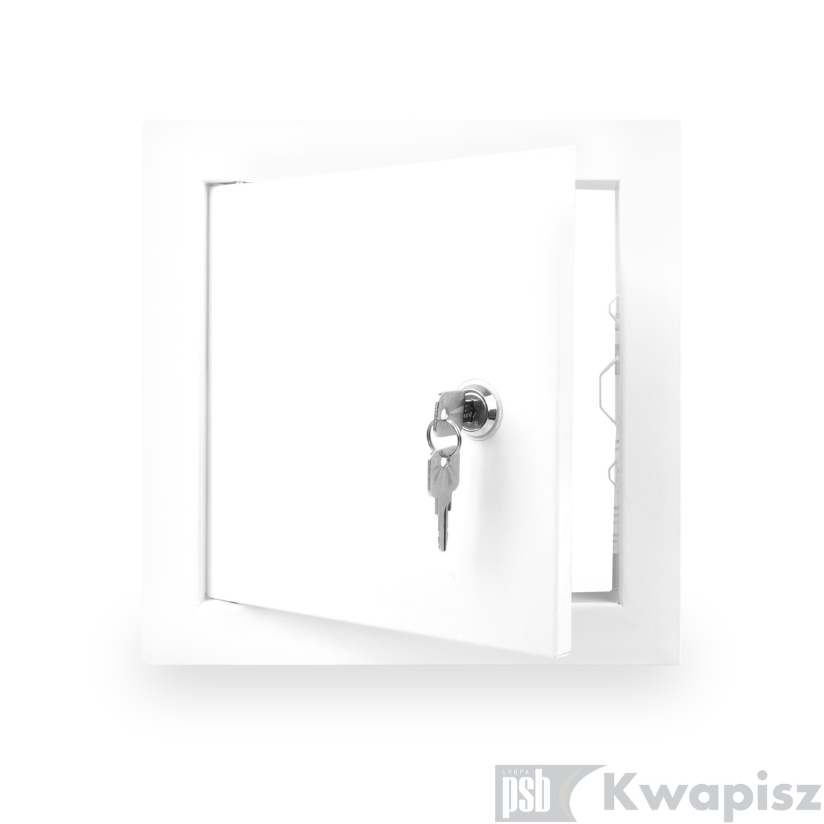 DRZWICZKI REW Z ZAMKIEM METAL. 30/30 rozm 300x300 kolor BI