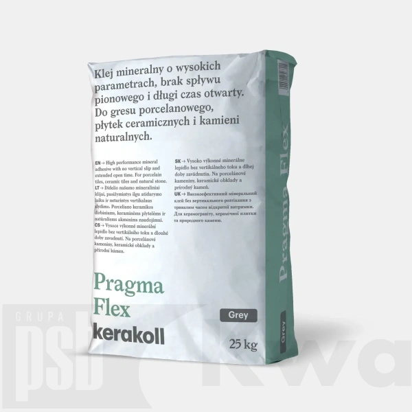 Kerakoll PRAGMA FLEX SZARY 25KG płytka 80x80