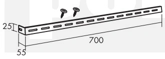 Ecophon Connect mocowanie profila dystansowego  (op.10 szt.)