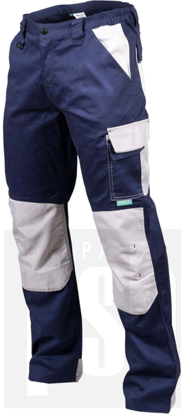 SPODNIE ROBOCZE DO PASA  "INDUSTRY LINE"  GRANATOWE  "48-S"  STALCO PREMIUM  S-42101