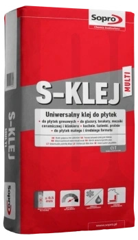 SOPRO S-KLEJ multi Uniwersalny klej do płytek BAG_22,5kg