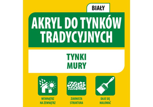 SOUDAL Akryl do tynków tradycyjnycyh biały 280 mL fasadowy