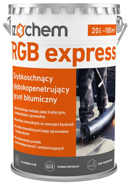 IZOBUD Izochem RGB grunt bitumiczny op. 20 L express