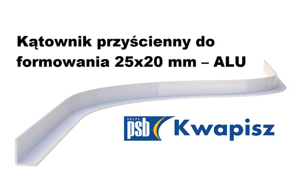 Rockfon Chicago Metallic profil przyśc. do formowania łuków L 3000 25x20, RAL 9016  175476