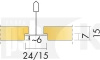 Ecophon Gedina E T24 (Biały 500) 600x600x15mm op.9,36m2