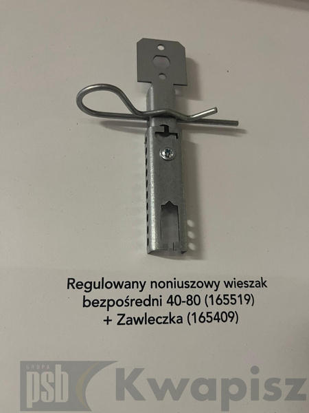 ROCKFON - ACC ADJUSTABLE SHORT HANGER 40-80  op. 100szt  165519