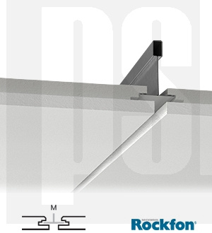 ROCKFON -płytka z wełny miner. Blanka M 1200x600x20 , 213457  op.7,2m2