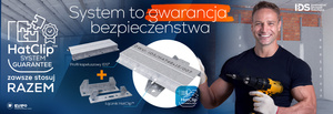 Łącznik bezpośredni IDS HatClip 15 do profili kapeluszowych 48x15 mm (25 szt.)