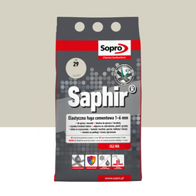 Cement elastyczny SOPRO 9514A_SAPHIR, 1-6mm, jasny beż, 4kg