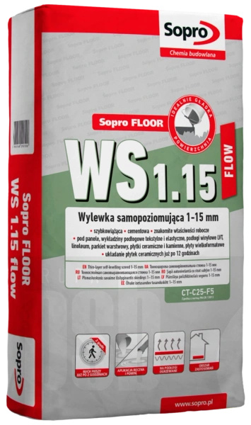 SOPRO FLOOR 292  WS 1.15  FLOW WYLEWKA SAMOPOZIOMUJĄCA