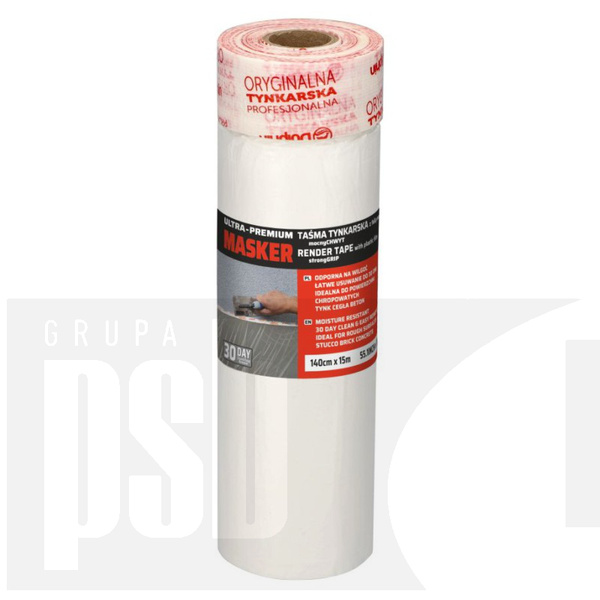 Masker tynkarski 30 dni z folią malarską (140cm x 15m) (9) antychlap