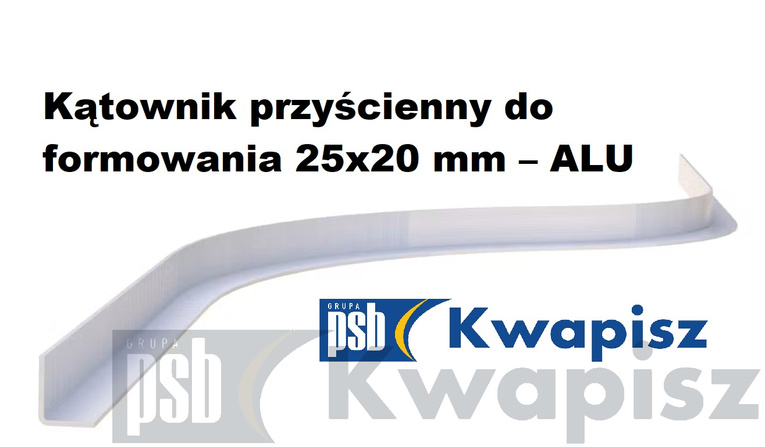 Rockfon Chicago Metallic profil przyśc. do formowania łuków L 3000 25x20, RAL 9016  175476
