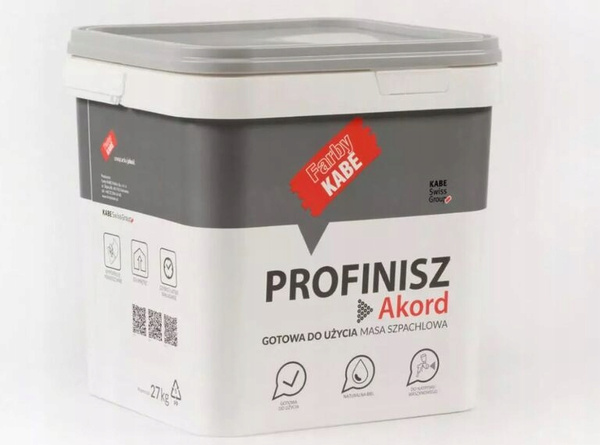 FARBY KABE PROFINISZ AKORDakrylowa masa szpach. opk. 28kg pal. 33 szt.
