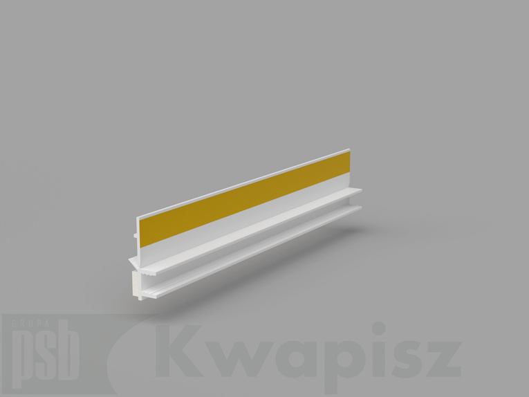 Listwa przyokienna z uszczelką BELLA PLAST BP12 (9mm/6mm) L-150 – Profil dylatacyjny okienny PVC (1,5 m)