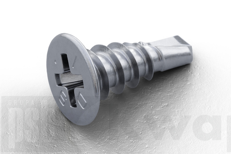 IDS Wkręty Samowiercące SlimHead Ultra 4,2x13mm 250szt. Płaski Łeb 0,7mm plus BIT PH2
