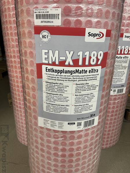 Sopro EM-X 1189 - Mata kompensacyjna 30mb