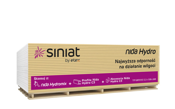 płyta NIDA Hydro 12,5x1200x2600 pal. 40 szt.