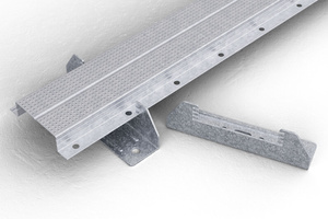 Łącznik HatClip 30 (5906506982107). Wydajność: ~3,5szt/m2. Dystans od 15mm. Do profili kapeluszowych 48x15. Opakowanie 25szt