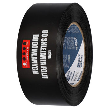 Taśma do folii budowlanych PE (B) 50mmX50m (6) czarna