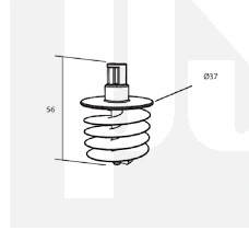 Ecophon connect mocowanie kotwiące 24szt./opak.
